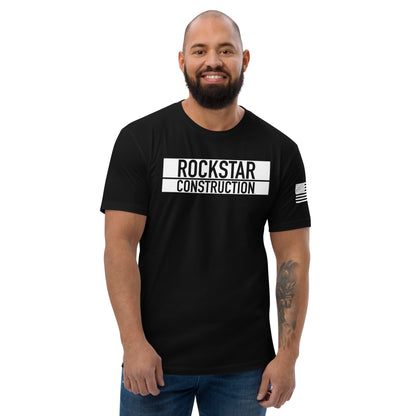 Fitted T-Shirt (Red, Blue, Black with USA Sleeve)